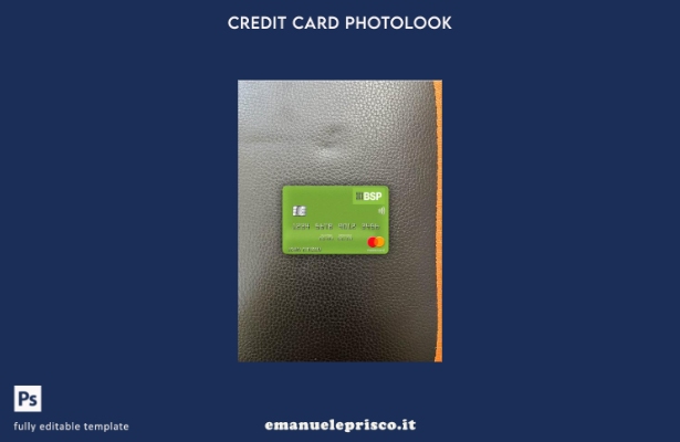 modello frontale photolook mastercard Fiji Bank of South Pacific stile verificat